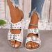 Women's Shoes Summer Wear New Sandals Slippers One-line Casual Beach Shoes Cork Slippers_vogvips.com