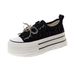 IG Laixini Genuine Leather Thick-Soled 2025 Spring New Student Sneaker Caual Veratile Trendy Single Korean White_vogvips.com