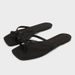 Women's Summer Flip Flops Bow Tie Toe Square Toe Flat Slippers Beach Sandals Outdoor Wear_vogvips.com
