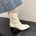 New Women's Chunky Heel Square Toe Martin Boots_vogvips.com