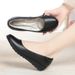 New Flight Attendant Work Black High Thick Heels Not Tired From Standing Long Times Soft Soles Comfortable For Career_vogvips.com