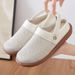 Women's Japanese Simple Bag Head Slippers Soft-soled Casual Shoes Half-mop Sandals Mother Shoes Women's Single Shoes_vogvips.com