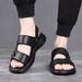 Summer Trendy Beach Casual Oversized Leather Sandals Men's Shoes 48 Size 47_vogvips.com