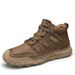 High-Top Large-Size Leather Breathable Loafers For Autumn And Winter, Casual Men's Leather Shoes, Trendy Goodyear-Welted_vogvips.com
