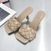 2026 Summer New Square Open Toe Internet Celebrity Quilted Sandals Fairy Style Outdoor Thin Heel High Heels For Women_vogvips.com