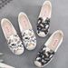 Low-Top Anti-Slip Soft-Soled Canvas Women's Single Beijing Mom Shoes Floral Wear-Resistant Summer Season_vogvips.com