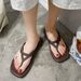 Herringbone Slippers For Women, Summer Internet Celebrity Instagram, Fashionable And Anti Slip Flat Bottomed Home,_vogvips.com