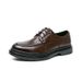 Euro Step 2025 Spring And Autumn New Style Men's British Brogue Casual Groom Trendy Leather Shoes_vogvips.com