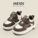 New Girls' Small White Shoes High Top Boys' Casual Board Shoes Soft Soled Baby Shoes_vogvips.com