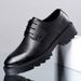 Men's Elevator Dress Shoes 8CM Thick Sole Lace-up Low-cut Leather Shoes_vogvips.com
