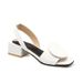 Cross-border Foreign Trade Square Decorative Sandals, Large Sizes 40414243, Patent Leather Buckle Mid-heel Open-toe_vogvips.com