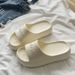 Thick Soled Slippers For Women For Summer Outdoor Wear Indoor Home Dormitory Non Slip Seaside Beach Eva Sandals_vogvips.com