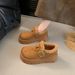Winter Thick-Soled Height-Increasing Fleece-Lined Warm Snow Boots For Women 2026 New Slip-On Versatile Furry_vogvips.com