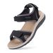 FitVille Women'S Sandals Summer Beach Flats Adjustable Ankle Strap For Swollen And Flat Feet With Arch Support Open Toe_vogvips.com