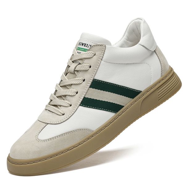 Fleece Shoes Men's Round Head Casual Men's Board Shoes Front Lace-up Flat Bottom Work Men's Shoes_vogvips.com