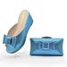 Hot diamond bow decorative round head thick soled wedge sandals with the same style hand bag shoes bag set_vogvips.com