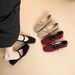 650-3 New Summer French Style Shallow Soft Sole Flat Gentle Grandma Mary Jane Small Leather Shoes_vogvips.com