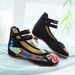 Xiuhe Clothing Paired With Embroidered Fabric Wedding Shallow Mouth Low Heels, Spring And Autumn Women's Single Shoes,_vogvips.com