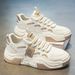 Autumn Breathable White Men's Versatile Thick Soled Sneakers Casual Board Dad Trendy Shoes_vogvips.com