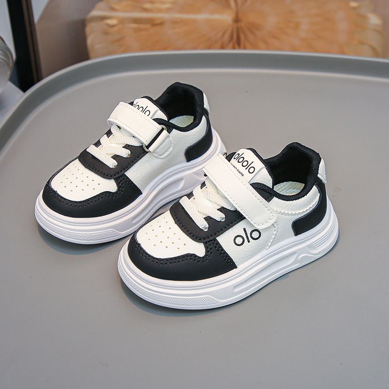 Boys' Casual Non-Slip Sneakers, 2026 Spring And Autumn New Children's Running Little Girls' White Shoes, Baby Shoes_vogvips.com