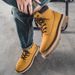 Rhubarb Boots Men's Thick-soled Heightening Desert Martin Boots High-top Men's Boots Functional Wind_vogvips.com