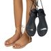 Clear Strappy Beach Resort Casual Flat Sandals For Women_vogvips.com