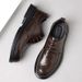ShoeVault Versatile Business Formal Casual Men's Soft Leather Wedding Derby Shoes In Stock_vogvips.com