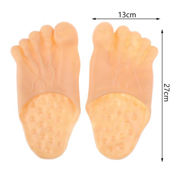 Funny Slipper Men Women Unisex Creatire Toe Crazzy Five-Finger Feet Shoes Men's Beach Slippers Halloween Cosplay Props_vogvips.com