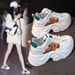 Sports Thick-Soled Height-Increasing 9CM Sandals For Women 2025 Summer New Thin Dad Hollow Breathable Casual Shoes_vogvips.com