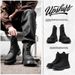 Men's Martin British Style High Autumn New Mid Top Height Increasing Leather Ankle Boots 3301_vogvips.com