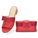 The evening with women's medium heel broken diamond round head wear slippers with fashion diamond hot dinner bag set_vogvips.com