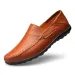 Fashion Leather Men Casual Shoes Luxury Brand Formal Men Loafers Moccasins Italian Breathable Slip On Male Boat Shoes Size 37-47_vogvips.com