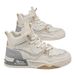 Men's Big Size High Top Casual Skate Shoes Fashion Trend Sneakers Comfort Walking Shoes Plus Size 41-48 Breathable Lace Up_vogvips.com