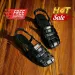 Comfortable Sandals New Spring Summer Square Toed Chunk Sandals Low Heeled Cowhide Beach Casual Slimming And Fashionable_vogvips.com