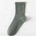 Men's Socks Pure Cotton Socks Mid Tube Socks Antibacterial Deodorant Breathable Sweat Absorbent Autumn And Winter Socks Men's Four Seasons Loose_vogvips.com