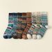 Men's Dress Cotton Socks, 3 Pairs, Breathable And Sweat-Absorbing, Funky Colorful Pattern Crew Socks_vogvips.com