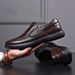 2025 Spring New Business Lace-up Sneakers Trendy Casual Outdoor Men's Leather Shoes_vogvips.com