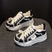 Trendy Dad For Women 2025 Spring New 7m Petite Casual Thick Sole Height Increasing White Sneakers Student Shoes_vogvips.com