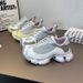 Women’s Shoes Rhinestones Thick Soled Dad Shoes And Mesh Breathable Single Shoes For Small Height Increase Casual Versatile Sports Shoes_vogvips.com