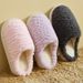 2025 New Winter Indoor Warm Couple Plush Slippers For Women And Men With Soft Cushioning_vogvips.com
