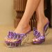 11CM Platform Heels – Glamorous Nightclub & Runway Stilettos (Crystal Sole, Round Toe, EU Sizes 34-43)_vogvips.com