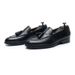 Euro Step Men's Casual Top Layer Cowhide Slip-On Low-Cut British Loafers Genuine Leather Stitched Handmade Shoes_vogvips.com