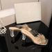 2026 New Crystal Fireworks Fairy Shoes Thick-Heeled For Women, Fashionable And Elegant Slip-On Sandals_vogvips.com