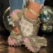 Designer Chunky Sneakers Sparkly Platform Dad For Women European Style Street Fashion New Summer Thick Sole Rhinestone_vogvips.com