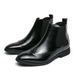 European Warm Series Martin High Leather Mid Top Summer Shoes British Style Men's Boots Breathable_vogvips.com