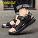 A Pair Of Simple, Lightweight, New Sports Sandals, Summer Style, Non-Slip Driving For Men, Beach Shoes, Wear-Resistant,_vogvips.com