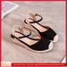Women's Hemp Rope Wedge Sandals Open Side Casual Vacation Roman Style Plus Size_vogvips.com
