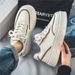 Fashion Brand Men's Shoes Men's Breathable Versatile Fashion White Shoes Lightweight Thick Soled Sports Casual Shoes_vogvips.com