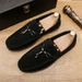 SHLIANG New Men's Driving Shoes New Frosted Suede Slip-On Loafers Casual Leather Shoes Comfortable Breathable Rubber Sole S X0021_vogvips.com