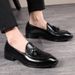 English Small Leather Shoes For Men Young People, Pointed Tassels, Bean Shoes, And Loafers_vogvips.com